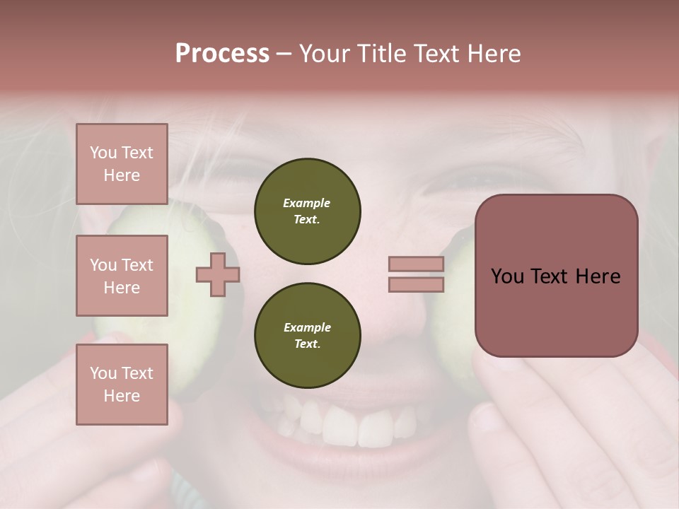 Food Vegetable Girl PowerPoint Template