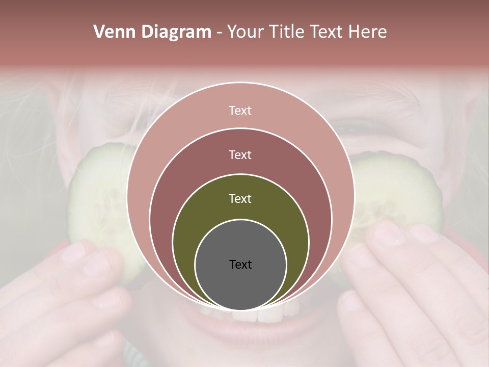 Food Vegetable Girl PowerPoint Template