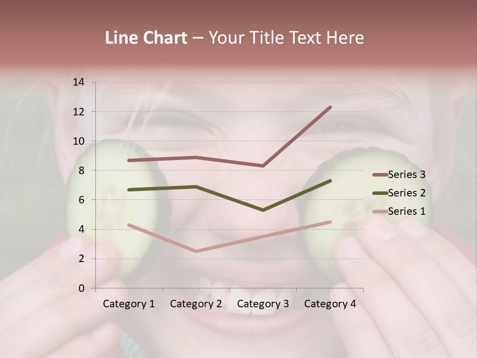 Food Vegetable Girl PowerPoint Template