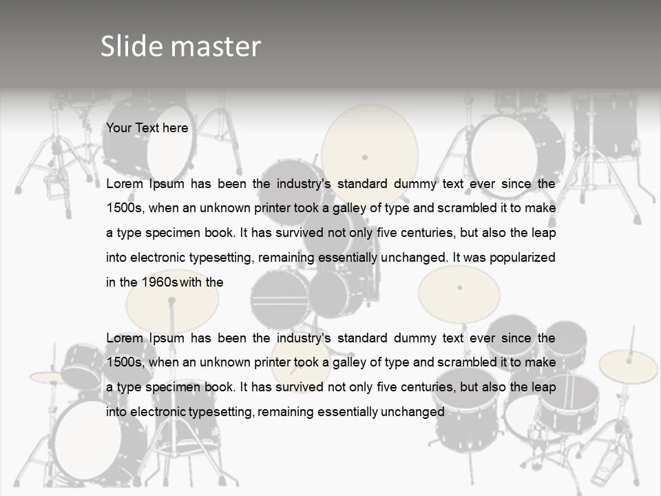 Motion Stripe Image PowerPoint Template