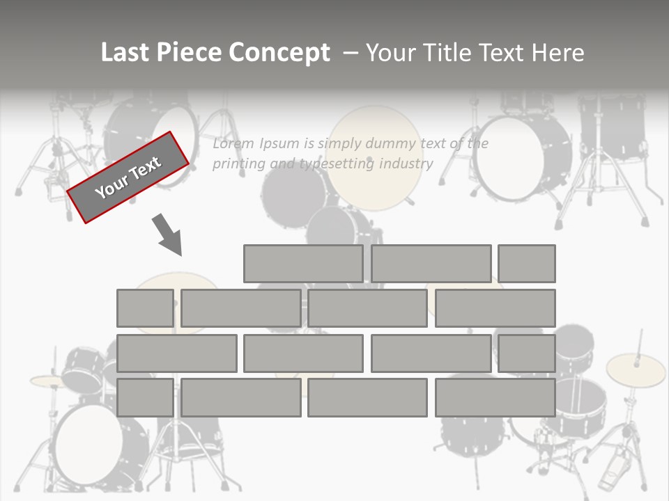 Motion Stripe Image PowerPoint Template