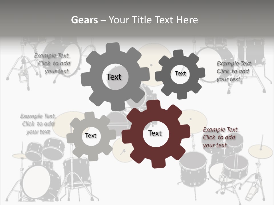 Motion Stripe Image PowerPoint Template