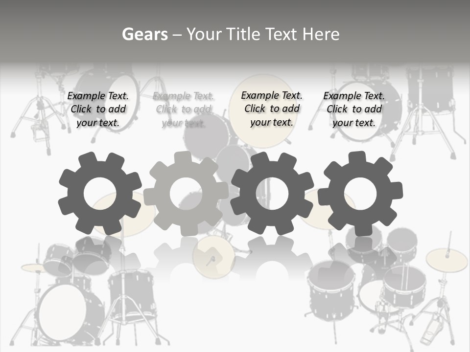 Motion Stripe Image PowerPoint Template