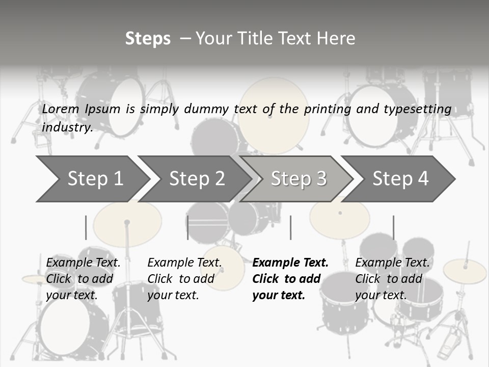 Motion Stripe Image PowerPoint Template
