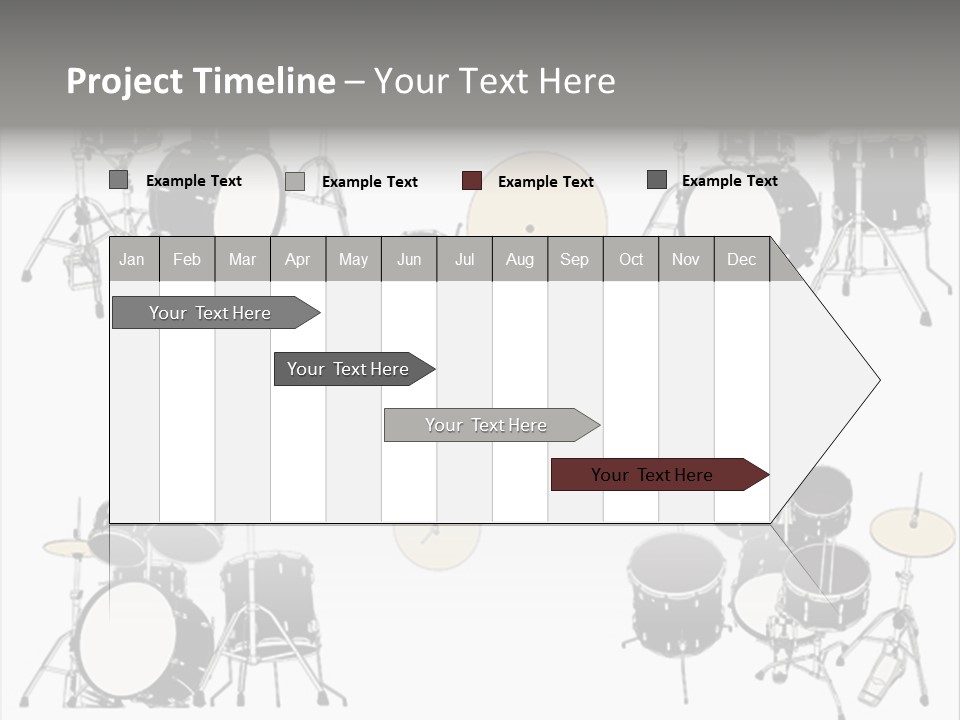 Motion Stripe Image PowerPoint Template