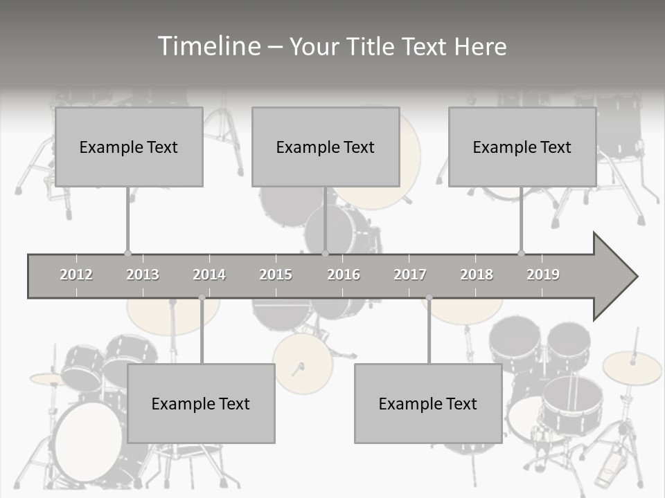 Motion Stripe Image PowerPoint Template