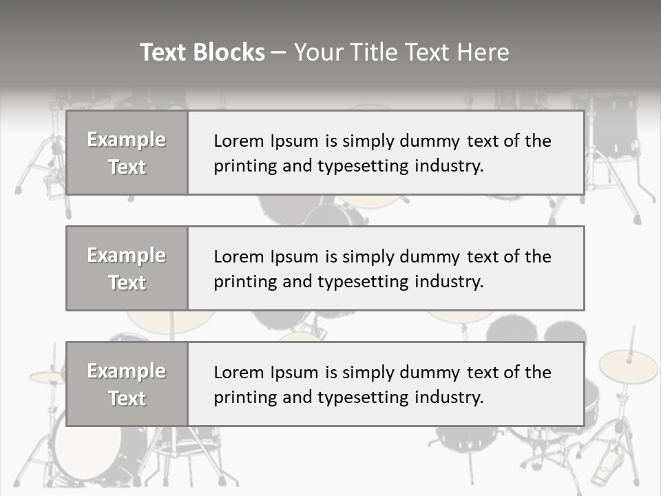 Motion Stripe Image PowerPoint Template