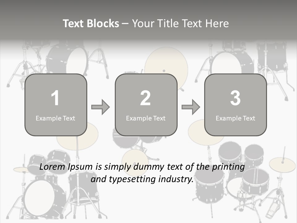 Motion Stripe Image PowerPoint Template
