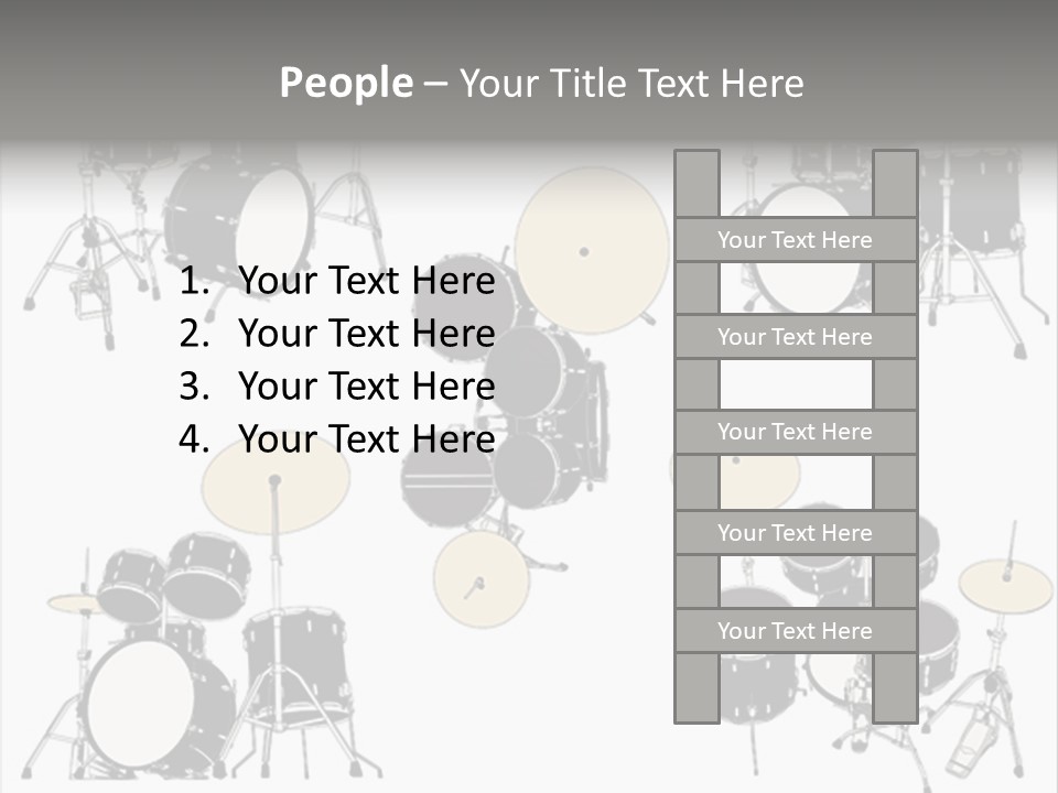 Motion Stripe Image PowerPoint Template