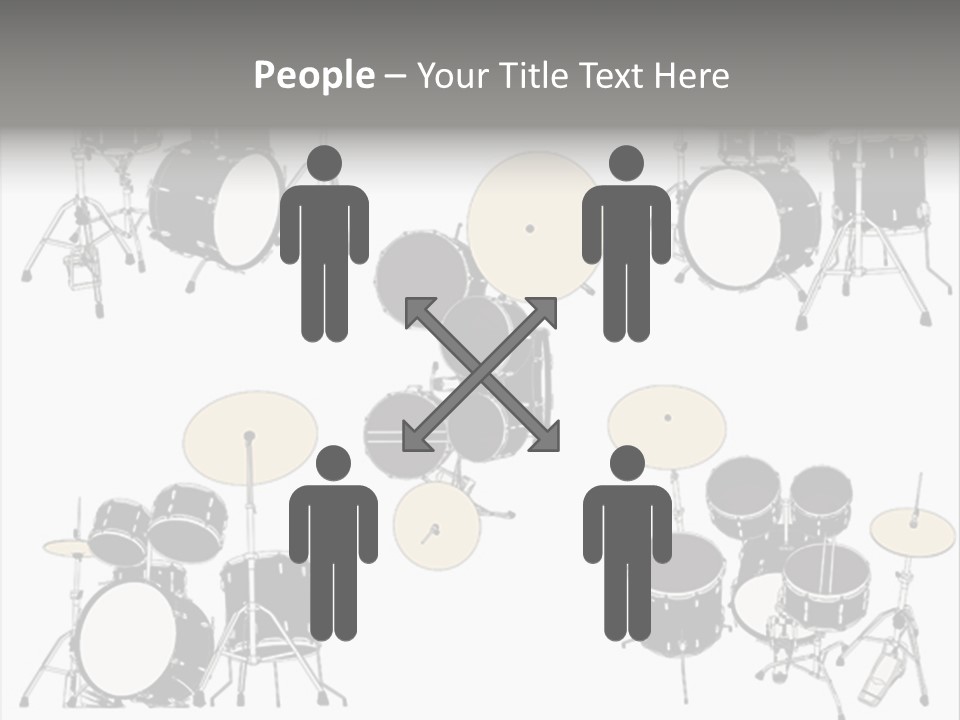 Motion Stripe Image PowerPoint Template
