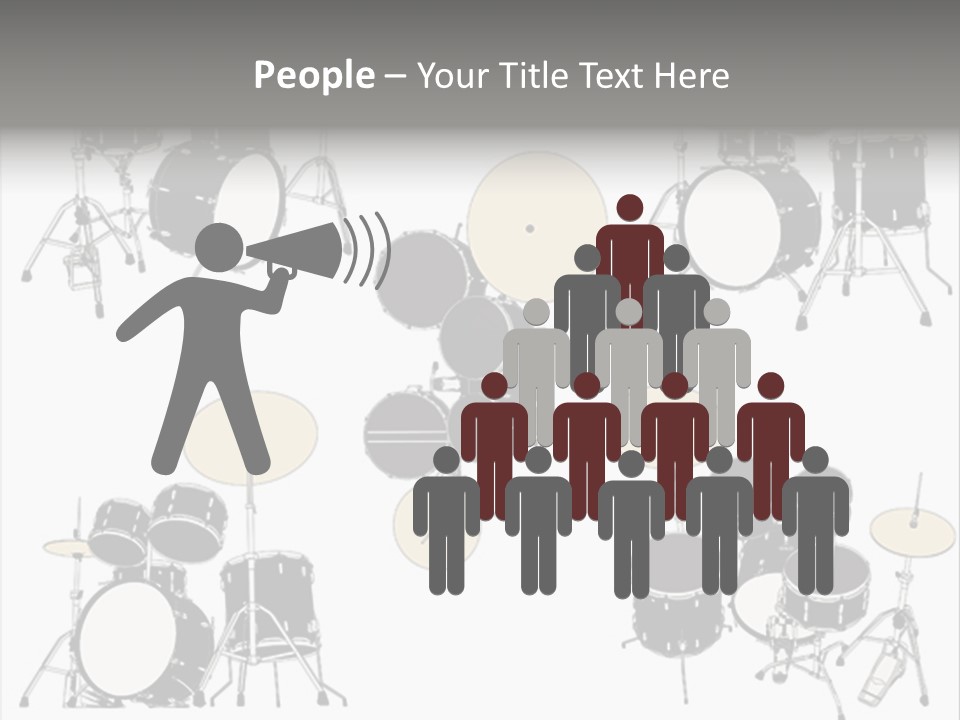 Motion Stripe Image PowerPoint Template