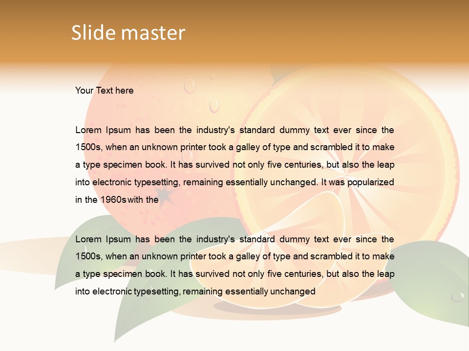 Motor Red Drive PowerPoint Template