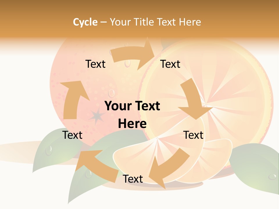Motor Red Drive PowerPoint Template