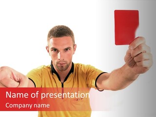 Loose Card Finger PowerPoint Template