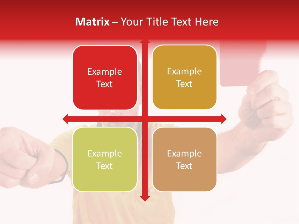 Loose Card Finger PowerPoint Template