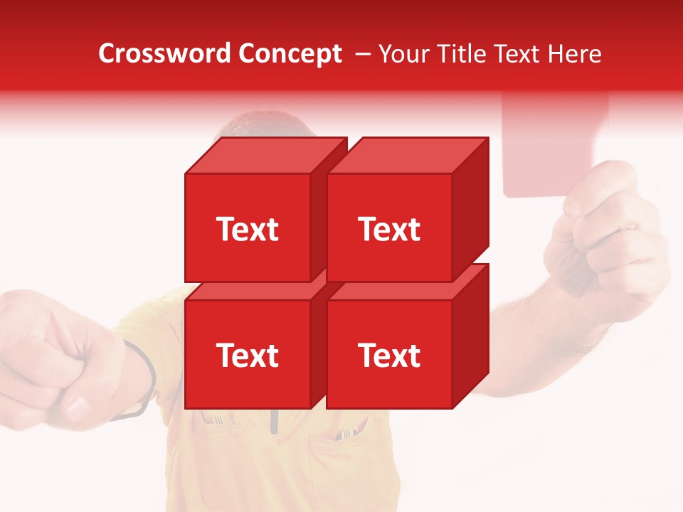 Loose Card Finger PowerPoint Template