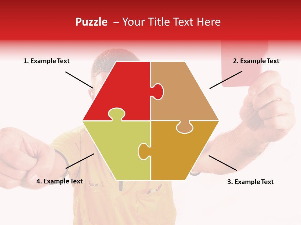 Loose Card Finger PowerPoint Template