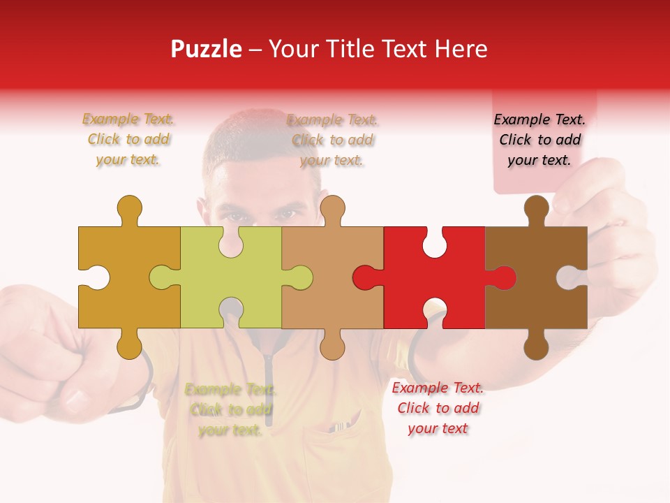 Loose Card Finger PowerPoint Template