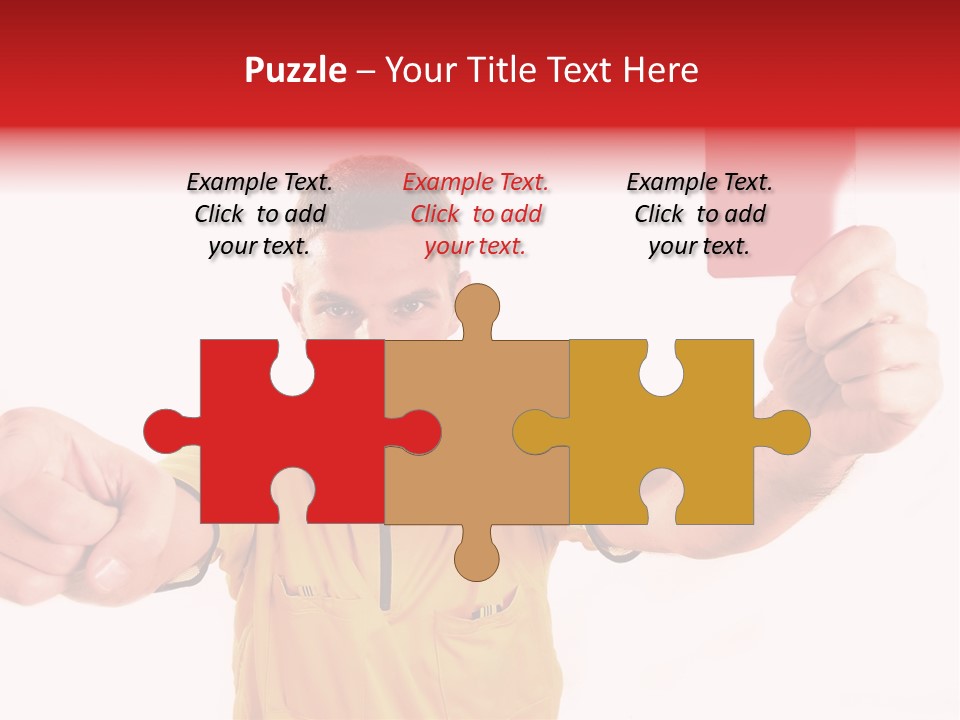 Loose Card Finger PowerPoint Template