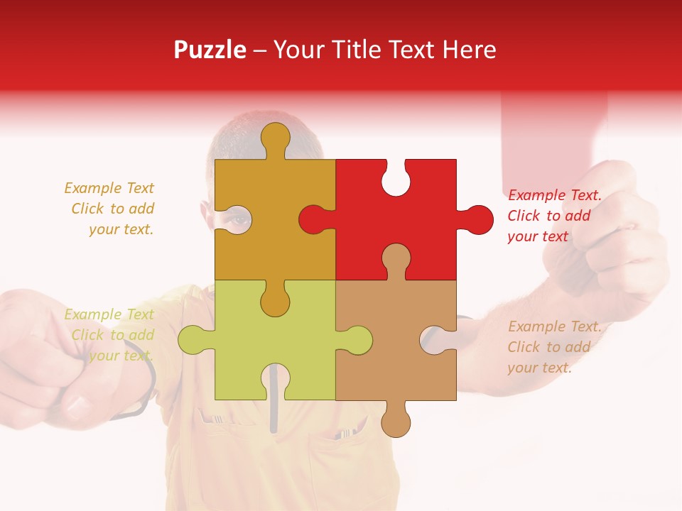 Loose Card Finger PowerPoint Template