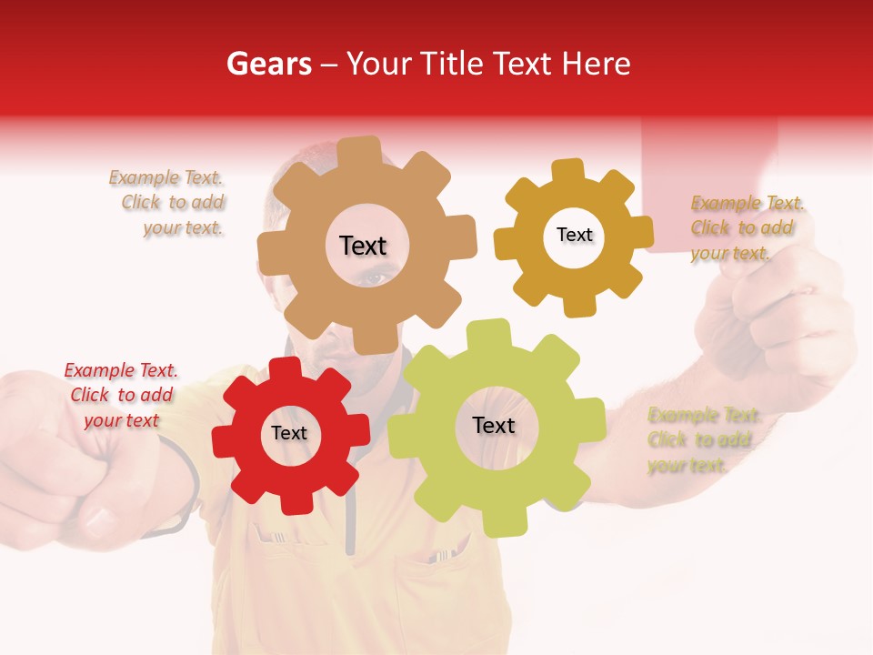 Loose Card Finger PowerPoint Template