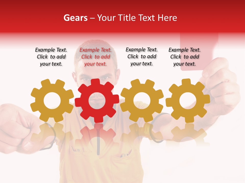 Loose Card Finger PowerPoint Template