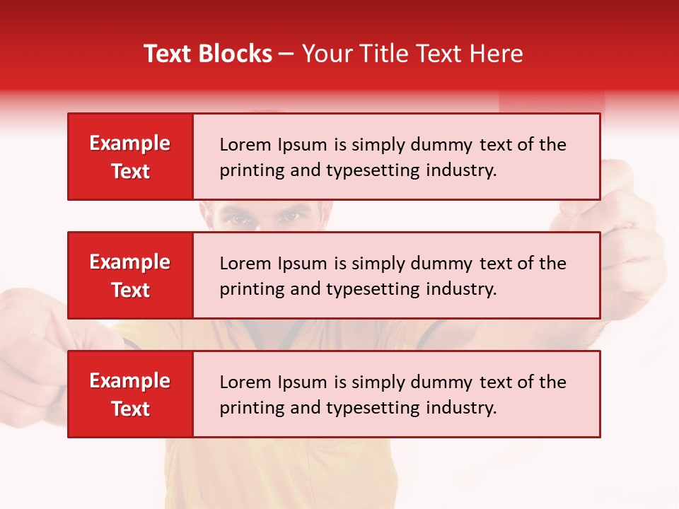 Loose Card Finger PowerPoint Template