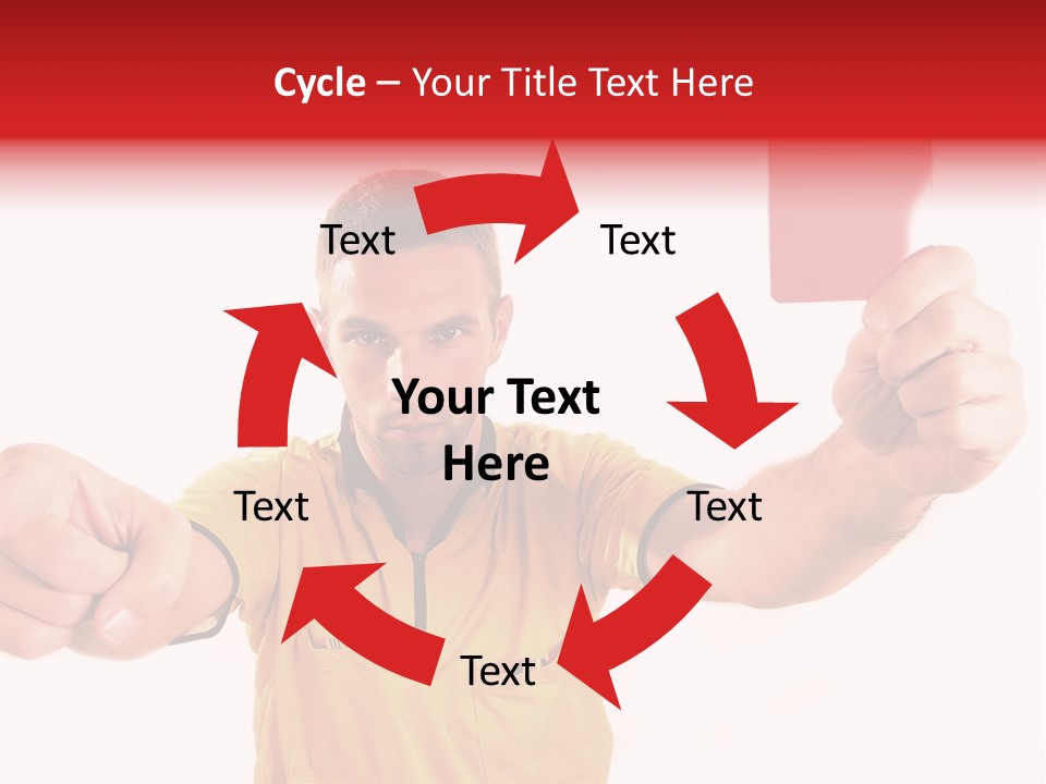 Loose Card Finger PowerPoint Template