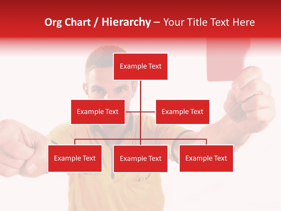 Loose Card Finger PowerPoint Template