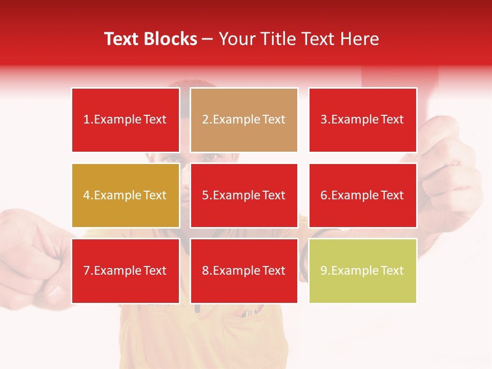 Loose Card Finger PowerPoint Template