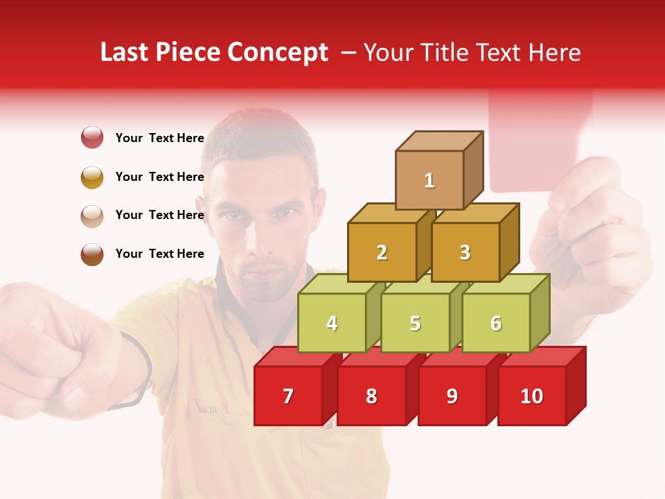 Loose Card Finger PowerPoint Template