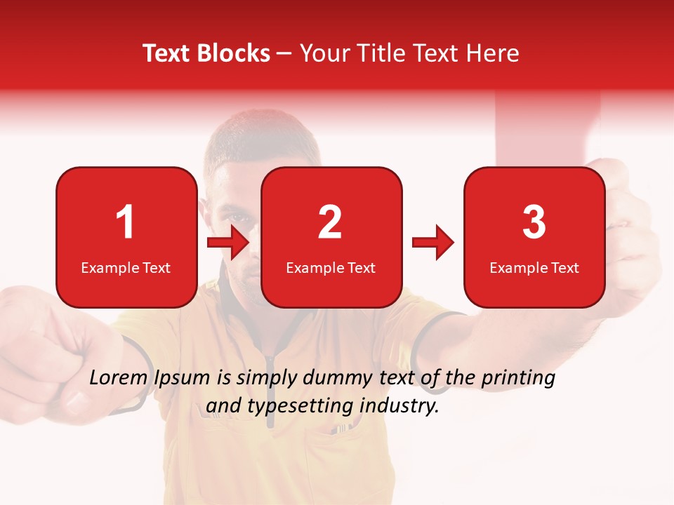 Loose Card Finger PowerPoint Template