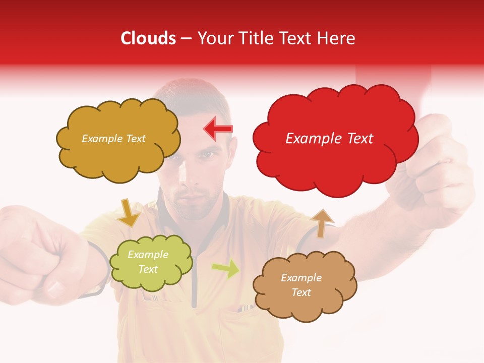 Loose Card Finger PowerPoint Template