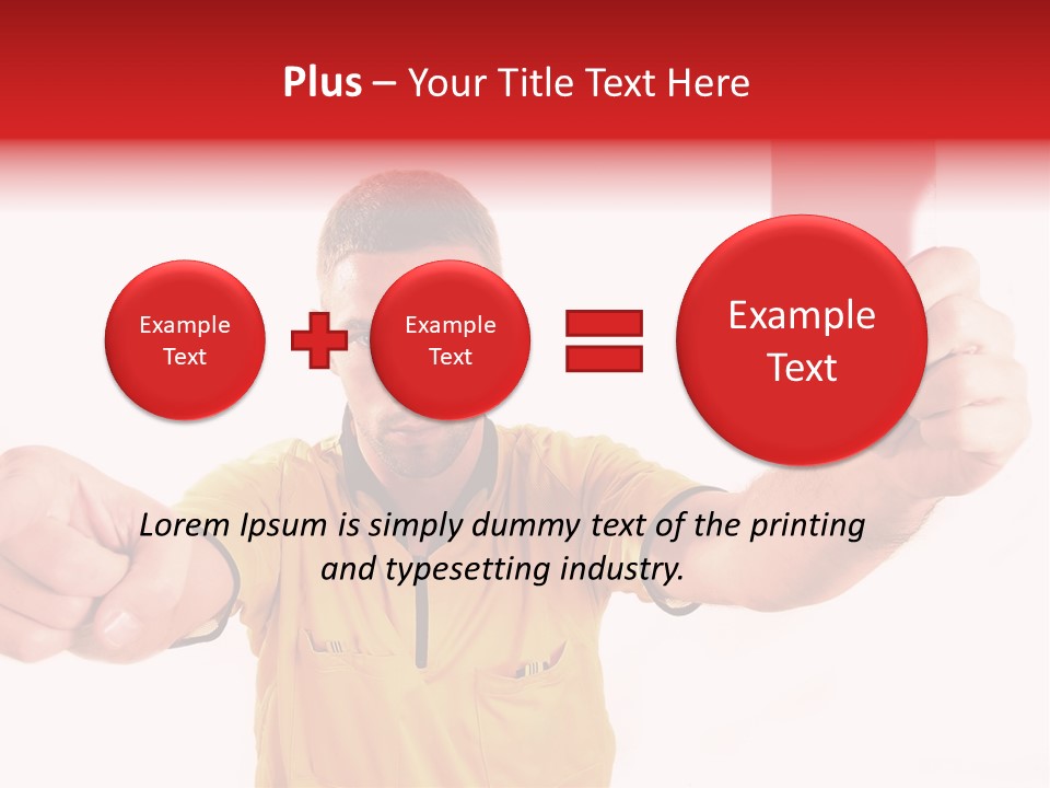 Loose Card Finger PowerPoint Template