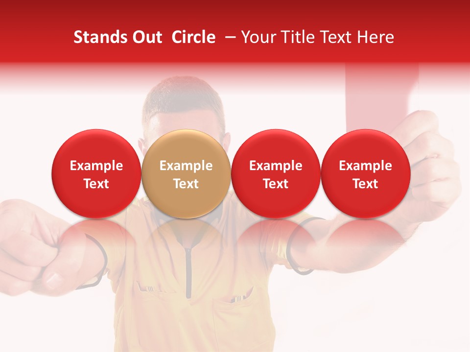 Loose Card Finger PowerPoint Template