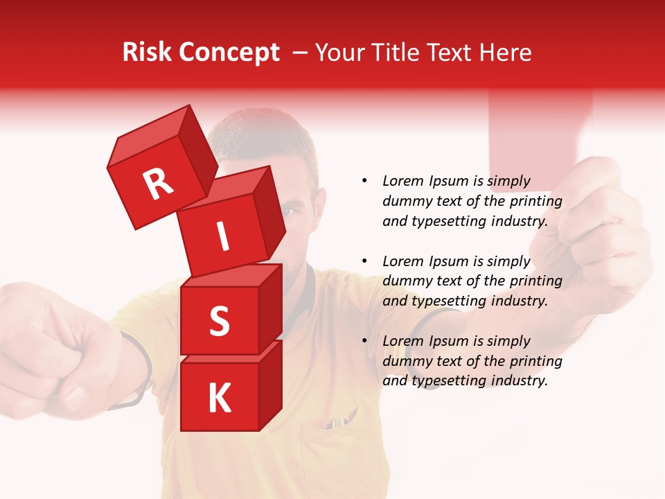 Loose Card Finger PowerPoint Template