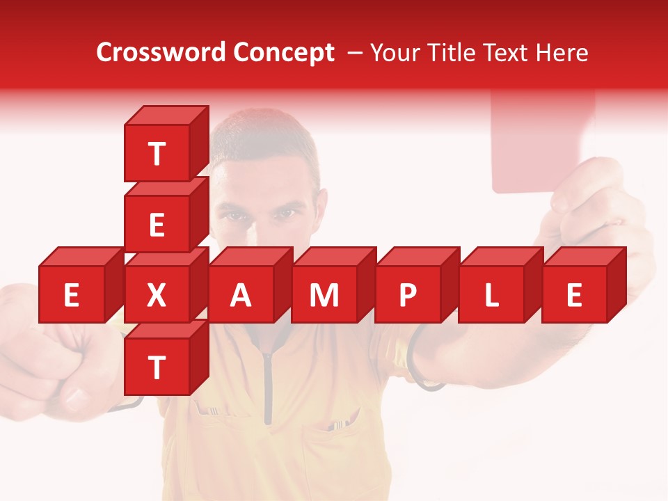 Loose Card Finger PowerPoint Template