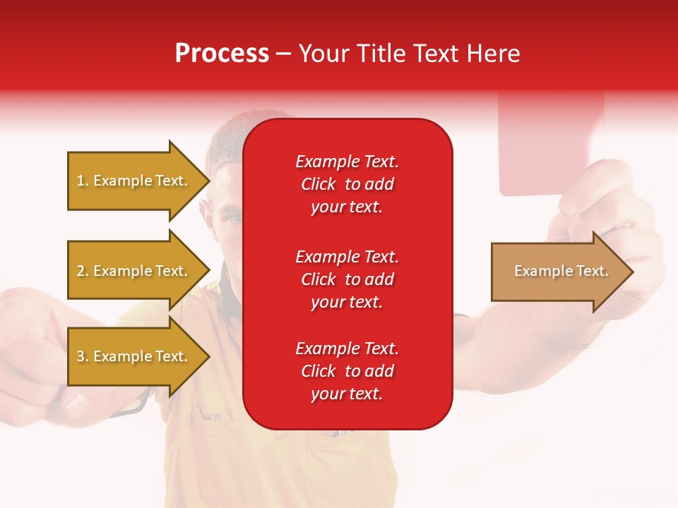 Loose Card Finger PowerPoint Template