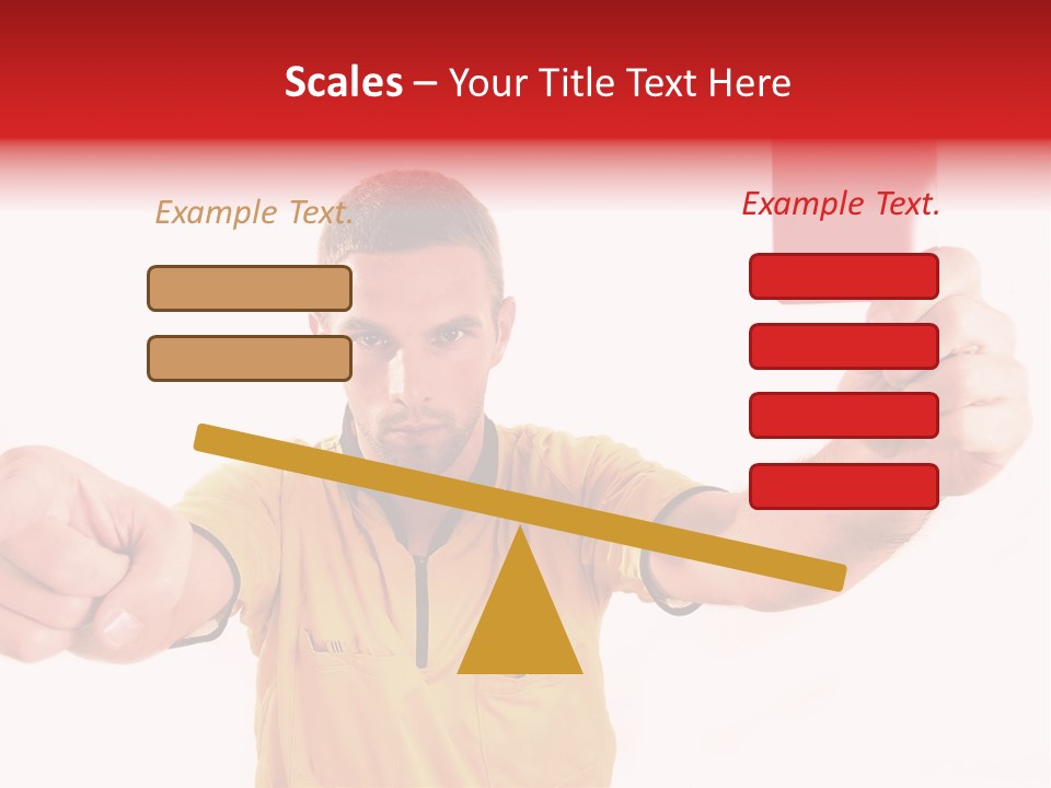Loose Card Finger PowerPoint Template