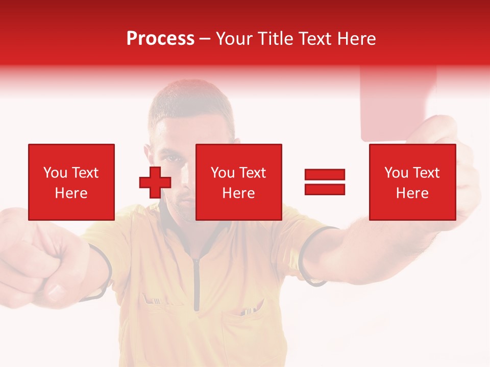 Loose Card Finger PowerPoint Template