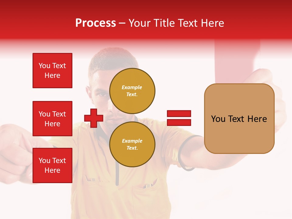 Loose Card Finger PowerPoint Template