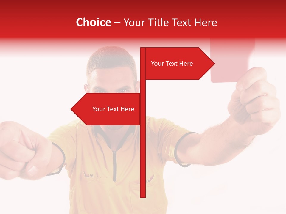 Loose Card Finger PowerPoint Template