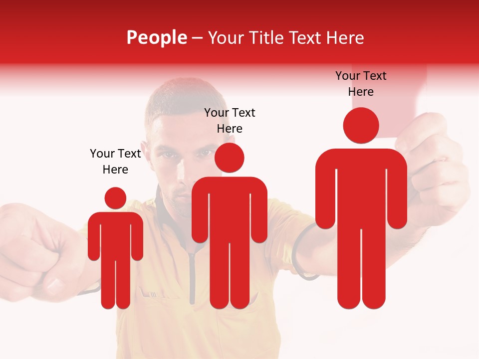 Loose Card Finger PowerPoint Template