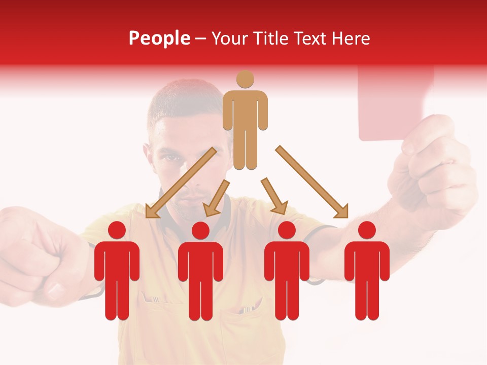 Loose Card Finger PowerPoint Template