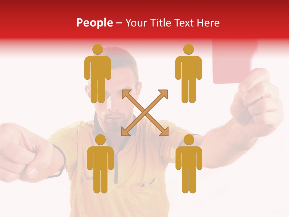 Loose Card Finger PowerPoint Template