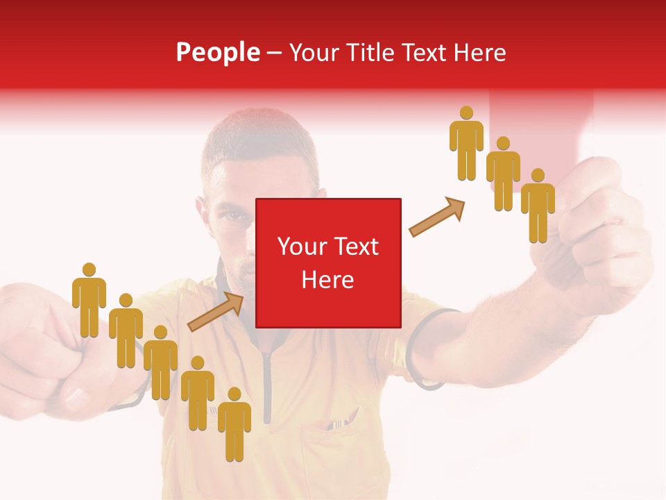 Loose Card Finger PowerPoint Template