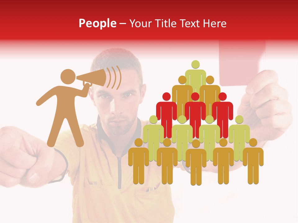 Loose Card Finger PowerPoint Template