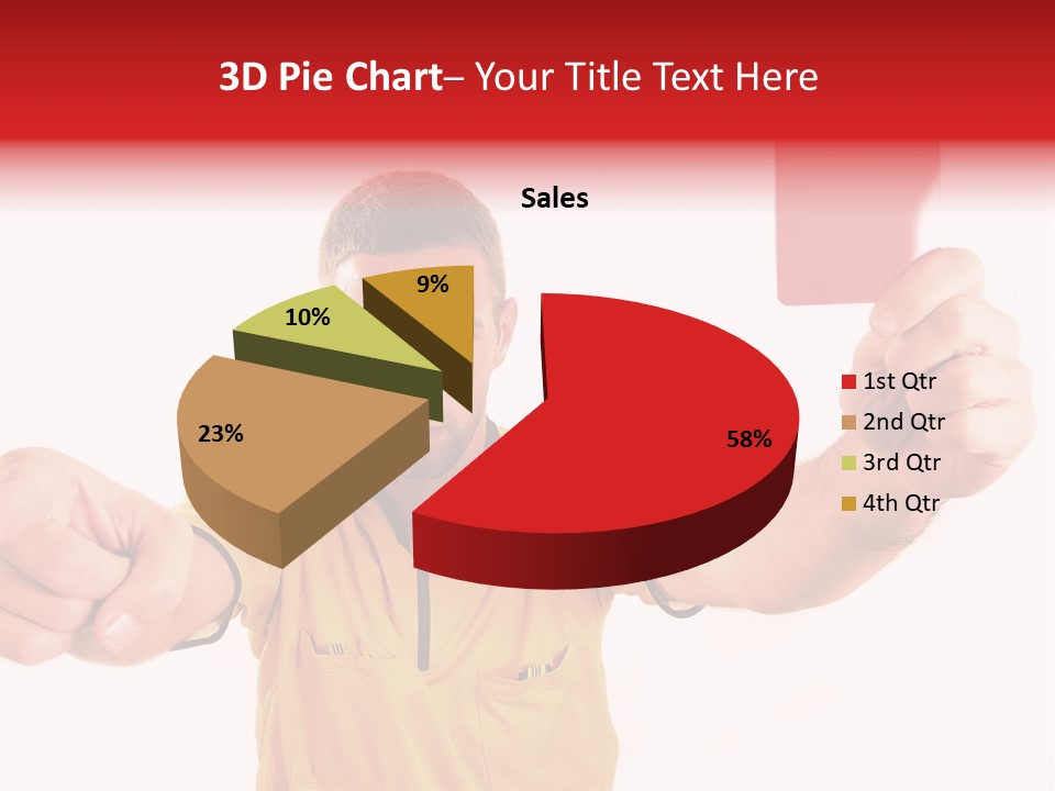 Loose Card Finger PowerPoint Template