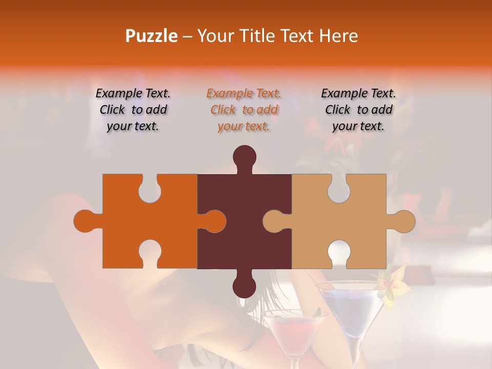 Glass Discotheque Beverage PowerPoint Template