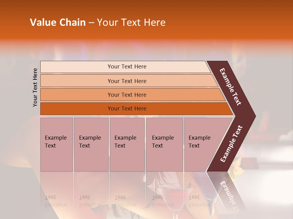 Glass Discotheque Beverage PowerPoint Template